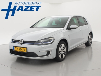 Volkswagen E-Golf WHITE SILVER INCL. BTW + CAMERA / ADAPTIVE CRUISE / CARPLAY / NAVIGATIE, hatchback, bj 2018