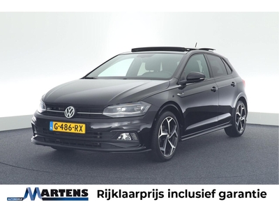 Volkswagen Polo 1.0 TSI 95pk DSG 2x R-Line Virtual Cockpit Keyless Led Panoramadak Navigatie, hatchback, bj 2019