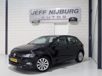 Volkswagen Polo 1.0 TSI Highline Origineel NL Apple-Carplay Adaptive-cruise Parkeersensoren, van 2de eigenaar in staat, hatchback, bj 2017