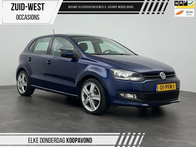 Volkswagen Polo 1.2 TSI Comfortline Automaat Carplay Parkeersensoren Cruise Airco, hatchback, bj 2011