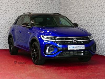 Volkswagen T-Roc 1.5 TSI 150PK R-LINE BLACK EVO IQ LIGHT ALCANTARA ELEK.KLEP CARPLAY STOEL/STUUR VERW. ELEK.KLEP VIR.COCKPIT 06/2023