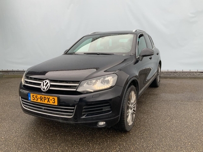 Volkswagen Touareg 3.0 TDI Highline Automaat Leer Airco Cruise Navi Camera Volle auto Euro 5 Marge, terreinwagen/pick up, bj 2011