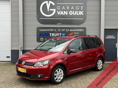 Volkswagen Touran 1.2 TSI 105PK 7pers. Clima,Cruise,Trekhaak,Isofix,Pdc,Stoelverw.,Stuurb.,ElektrischeRuiten,GetintGlas,Lmv,Dakrail,, mpv, bj 2013