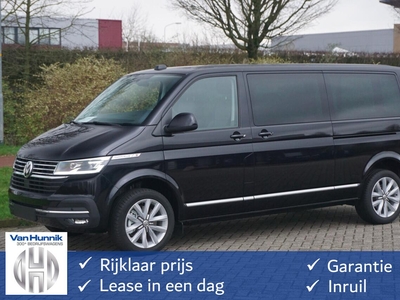 Volkswagen Transporter Caravelle DC Highline 204PK 4Motion Climate, Leder, Navi, Camera, Adap. Cruise 18 LMV NR. 205, bedrijfswagen, bj 2024