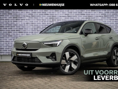 Volvo C40 Single Motor Extended Range Ultimate 82 kWh | Uit Voorraad Leverbaar | Pixel Led | 20 | Nubuck Interieur | Donker Glas |, terreinwagen/pick up, bj 2024