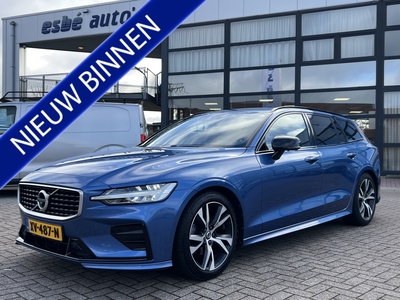 VOLVO V60 2.0 D4 Automaat 190 pk R-Design Navigatie Wegklapbare Trekhaak Sportstoelen Leder Pilot Assist Acc 360 CameraStandkachel Harman Kardon Getint Glas NL Auto 1e Eigenaar Euro 6