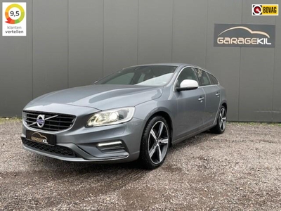 Volvo V60 2.0 T4 Business Sport R-Design|Orig. NL|PDC|Stoelverw.|Half leer|18'' LM velgen, stationcar, bj 2018