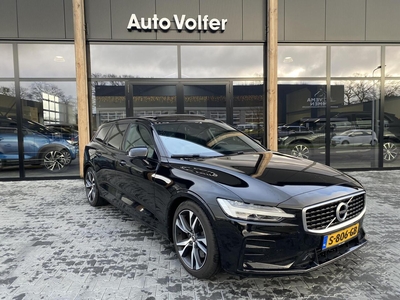 Volvo V60 2.0 T5 R-Design Open dak/cam/trekhaak/LED, stationcar, bj 2019