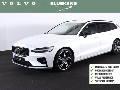 Volvo V60 B3 R-Design - IntelliSafe Assist & Surround - Parkeercamera achter - Verwarmde voorstoelen & stuur - Parkeersensoren voor & achter - Elektr. bedie, stationcar, bj 2021