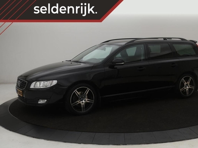 Volvo V70 2.0 T4 Linje Svart | Adaptive cruise | Leder | Stoelverwarming | Navigatie | Trekhaak | Standkachel | Keyless | PDC | Xenon, stationcar, bj 2015