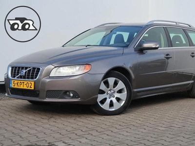 Volvo V70 2.4D Summum LEDER/NAVI, stationcar, bj 2009