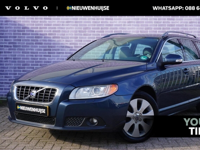 Volvo V70 2.5T Summum 230PK | 5 Cilinder | Youngtimer | Bi - Xenon koplampen | Trekhaak | bestuurders stoel met memorystand | verwarmde voorstoelen |, stationcar, bj 2008