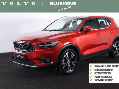 Volvo XC40 T4 Recharge Inscription - IntelliSafe Assist & Surround - Parkeercamera achter - Verwarmde voorstoelen, stuur & achterbank - Parkeersensoren voor, terreinwagen/pick up, bj 2021