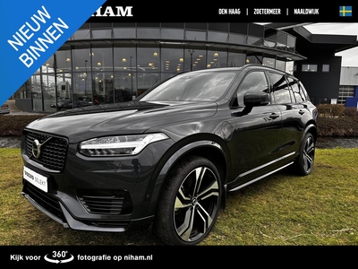 Volvo XC90 T8 AWD RECHARGE R-DESIGN -PANO.DAK|LUCHTVERING|B&W-AUDIO|TREKHAAK|360°CAM|ADAP.LED|22, terreinwagen/pick up, bj 2021