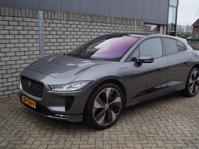 Jaguar i-Pace EV400 First Edition AWD Autom Panodak Luchtvering Adaptieve Cruise Navi 360 Camera Clima 2x PDC LMV Trekhaak ENZ ENZ