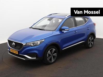 MG ZS EV Luxury 45 kWh | DEMO AUTO | PANORAMADAK | LEDER | ACHTERUITRIJCAMERA | PARKEERSENSOREN | ADAPTIVE CRUISE CONTROL | LANE ASSIST | STOELVERWARMING |