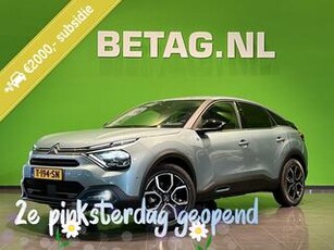 Citroen ?-C4 Shine 50 kWh | ? 24.999,- na aftrek subsidie | 3-fase | Parkeersensoren | Climate Control | Apple Carplay | Android Auto|navigatie|