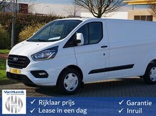 Ford TRANSIT CUSTOM 340L 130PK Trend AUT Airco, Camera, Apple CP/Android Auto, Standkachel!! NR. 498