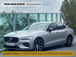 Volvo S60 2.0 B4 Plus Dark Hybrid, Automaat, Driver assist, Pilot assist, BLIS, Intellisafe assist, Parkeercamera, Stoelverwarming, Stuurverwarming, Nappa leder/stof, Park assist voor en achter