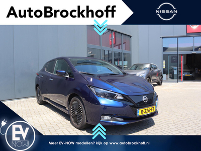 Nissan LEAF N-Connecta 40 kWh | Navi | Climate | Apple Carplay & Android Auto | Cruise | 360 AVM | Stoel & Stuurverwarming | 17'inch L.M. Velgen | EV NOW!