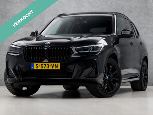 BMW X3 xDrive30e High Executive M Sport 293Pk Automaat (BLACK EDITION, PANORAMADAK, APPLE CARPLAY, LASER KOPLAMPEN, HEAD-UP DISPLAY, 360 CAMERA, LEDER, SFEERVERLICHTING, KEYLESS, HIFI SPEAKER, NIEUWSTAAT)