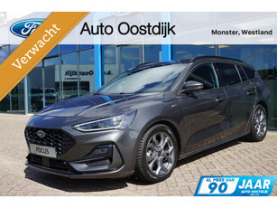 Ford Focus Wagon 1.0 EcoBoost Hybrid ST Line 155PK Automaat SYNC 4 Groot Scherm Camera Winterpack Cruise Climate Navi Camera Matrix LED Koplampen *1500KG Trekgewicht*