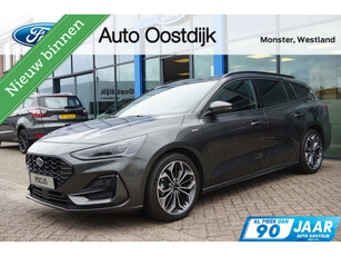 Ford Focus Wagon 1.0 EcoBoost Hybrid ST Line X 125PK Automaat SYNC 4 Groot Scherm Winterpack Cruise Climate Navi Camera Matrix LED Koplampen *1500KG Trekgewicht*