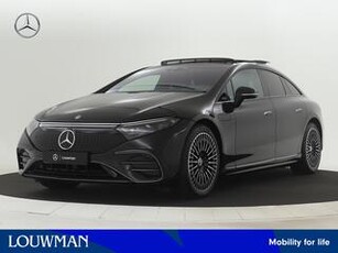 Mercedes-Benz EQS 580 4MATIC AMG Line 108 kWh | Achterasbesturing tot 10? | Garagedeuropener | Premium Plus pakket | Akoestiekcomfortpakket | MBUX augmented reality voor navigatie | Nightpakket | Rijassistentiepakket plus |