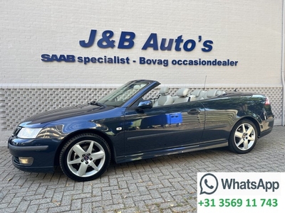 Saab 9-3 Cabrio 1.8t Vector Automaat leer slechts 167.000km