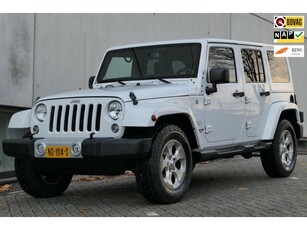 Jeep Wrangler Unlimited 3.6 Sahara Facelift 284pk NAP Leder