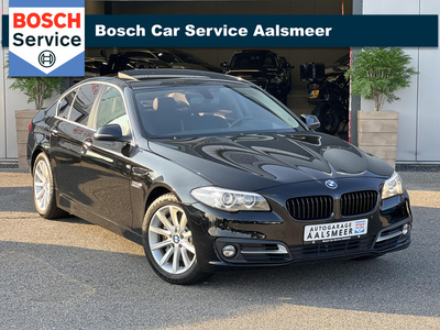 BMW 5-serie 535i High Executive / SCHUIFDAK / 306PK / LEER / XENON / HEAD UP / MEMORY / KEYLESS / 535