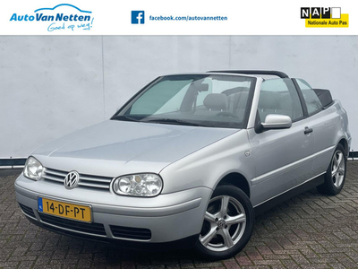 Volkswagen Golf Cabrio 1.8i 90pk AUTOMAAT, Highline uitv.,Lmv,Trekhaak,Elek pakket,cpv,