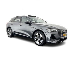 Audi e-tron 50 Quattro Launch Edition Black S-Line-Sportpack 71 kWh [ 3-Fase ] (INCL-BTW) *PANO | LEATHER-MICROFIBRE | ADAPTIVE-CRUISE | FULL-LED | AIR-SUSPENSION | DIGI-COCKPIT | MEMORY-PACK | CAMERA | NAVI-FULLMAP | TOWBAR | SHIFT-PADDLES | SPORT-SEATS