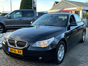 BMW 5 Serie 523i Sedan 2006 Zwart Dealer OH 1E Eigenaar