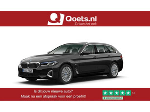 BMW 5-serie Touring 530e Business Edition Plus Sensatec Luxury Line - Panoramadak - Comfort Access - Parking/Driving Assistant - Head Up - Comfortstoelen - elektrisch verwarmde stoelen voor/achter - HiFi System -