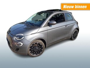 Fiat 500 42KW/Opendak/ Nu nog met 2000 subsidie