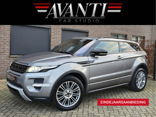 Land Rover Range Rover Evoque Coupé 2.0 Si 4WD Dynamic COUPE PANO NAVI AUTOMAAT DUAL VIEW SCREEN STUUR STOELVERWARMING LEDER ELEKTR. VERST. VOORSTOELEN MET MEMORY MERIDIAN