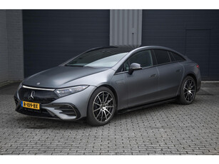 Mercedes-Benz EQS 580 4MATIC AMG line | Pano-/schuifdak | 4W besturing | Matgrijze lak | 21