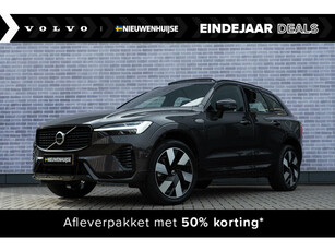 Volvo XC60 Recharge T6 AWD Ultimate Dark | Google | Luchtvering | Bowers & Wilkins Audio | Trekhaak | Stoelverwarming Voor + Achter | 360 Camera | Schuif-/Kanteldak | Stuurverwarming | Keyless | Gelamineerd Glas | Standkachel