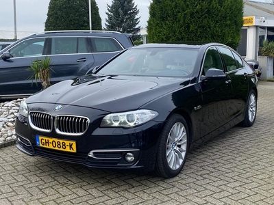 BMW 5 Serie 520D Sedan Luxury Line 2015 Zwart Sedan