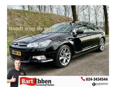 Citroen C5 3.0 HDi Exclusive | Uitgebreid lederpakket | Alcantara hemel | Stoelverwarming en -massage, sedan, bj 2012