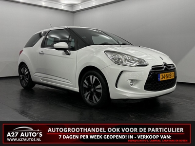 Citroen DS3 1.6 So Chic in White Clima, Cruise control, Half leder, hatchback, bj 2010