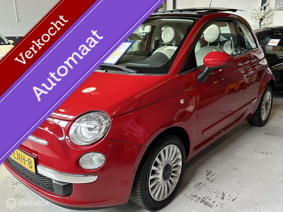 Fiat 500 1.2 Lounge*NL NAP✅*AUTOMAAT*OPEN PANORAMADAK*USB*