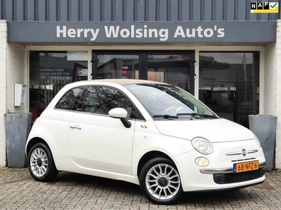 Fiat 500 C 1.2 Lounge Cabrio Autom Pdc Leder Airco