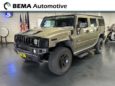 Hummer H2 6.2 V8 Luxury Limited LPG Onderbouw/ GRIJS KENTEKEN, terreinwagen/pick up, bj 2005