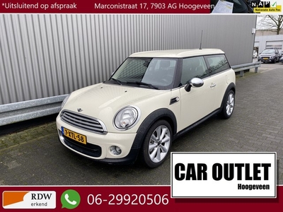 MINI Clubman 1.6 One Final Edition 2e Eignr, A/C, CC, Navi, Half Leer, Carkit, LM, nw. APK – Inruil Mogelijk –