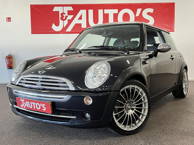 Mini Cooper 1.6 PARK LANE, LEER, NAVIGATIE, ECC AIRCO, 115PK