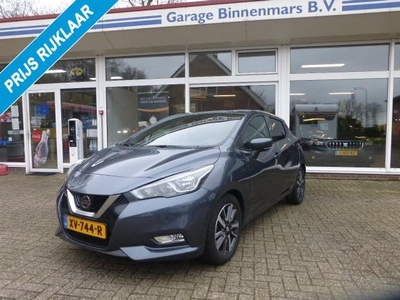 Nissan Micra 0.9 IG-T Acenta, Stoelverw, Afn.trekaak, Lichtm, Navi, Dab