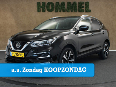 Nissan Qashqai 1.3 DIG-T Tekna - NAVIGATIE - VASTE TREKHAAK - PANORAMADAK - ORIGINEEL NEDERLANDSE AUTO - STOELVERWARMING - PARKEERSENSOREN VOOR EN ACHTER - ACHTERUITRIJ CAMERA - ADAPTIVE CRUISE CONTROL