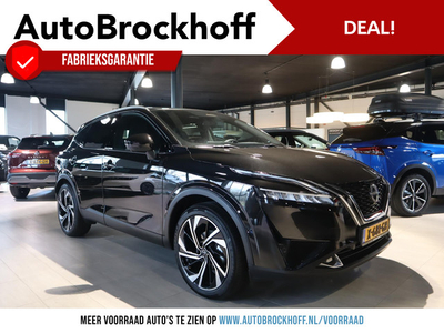 Nissan Qashqai 1.3 MHEV Tekna Plus DEAL € 8.000,- Korting nu voor € 42.875,- | Uit Voorraad Leverbaar | Pro Pilot | 360 AVM | 20 inch L.M. Velgen | Panoramadak | Stoel, Stuur & Voorruitverwarming